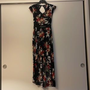 Summer open back dress